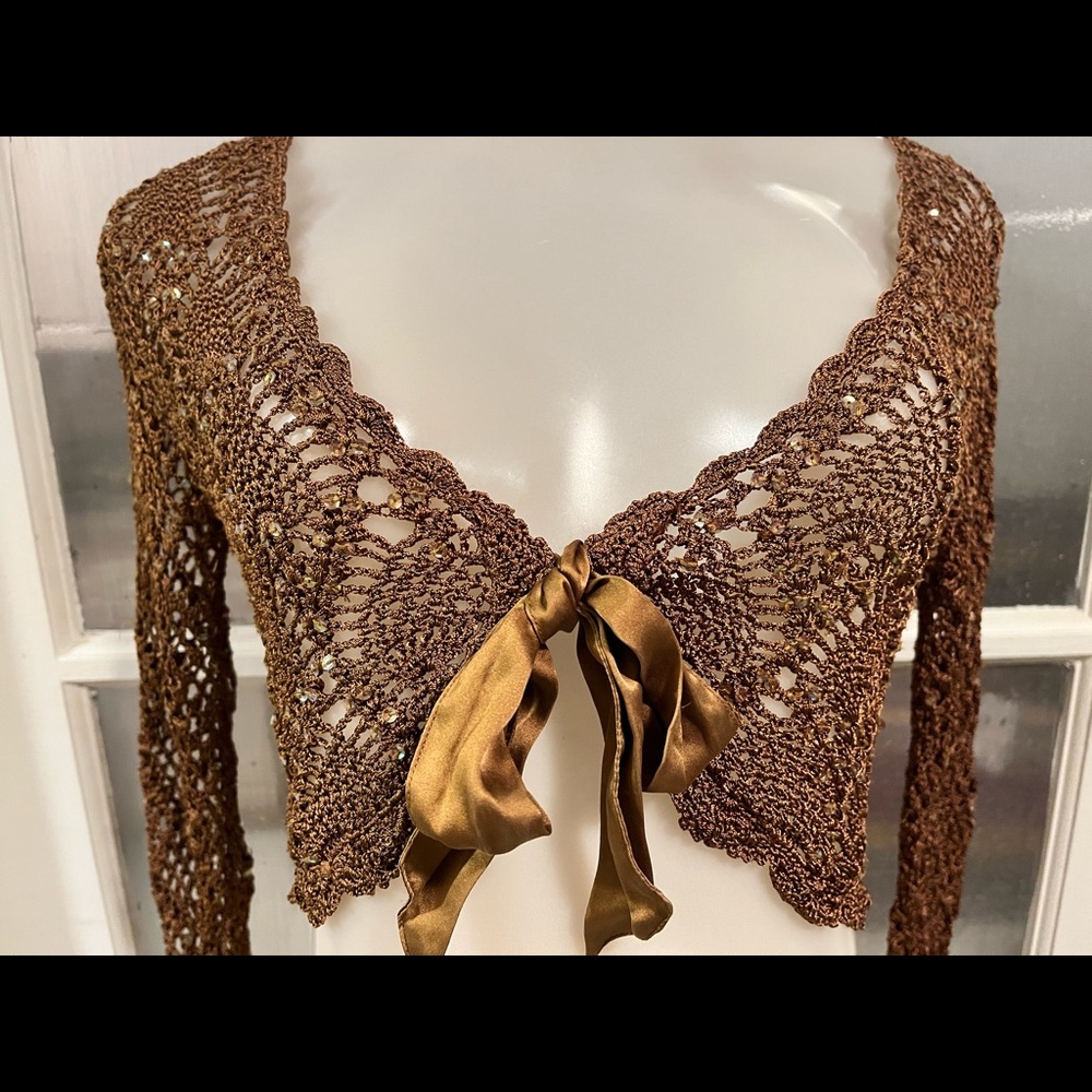 Crochet boléro BCBG size xs